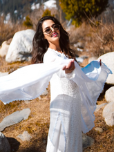 Aspen White Chikankari Lace Kurta Set (Set of 3)